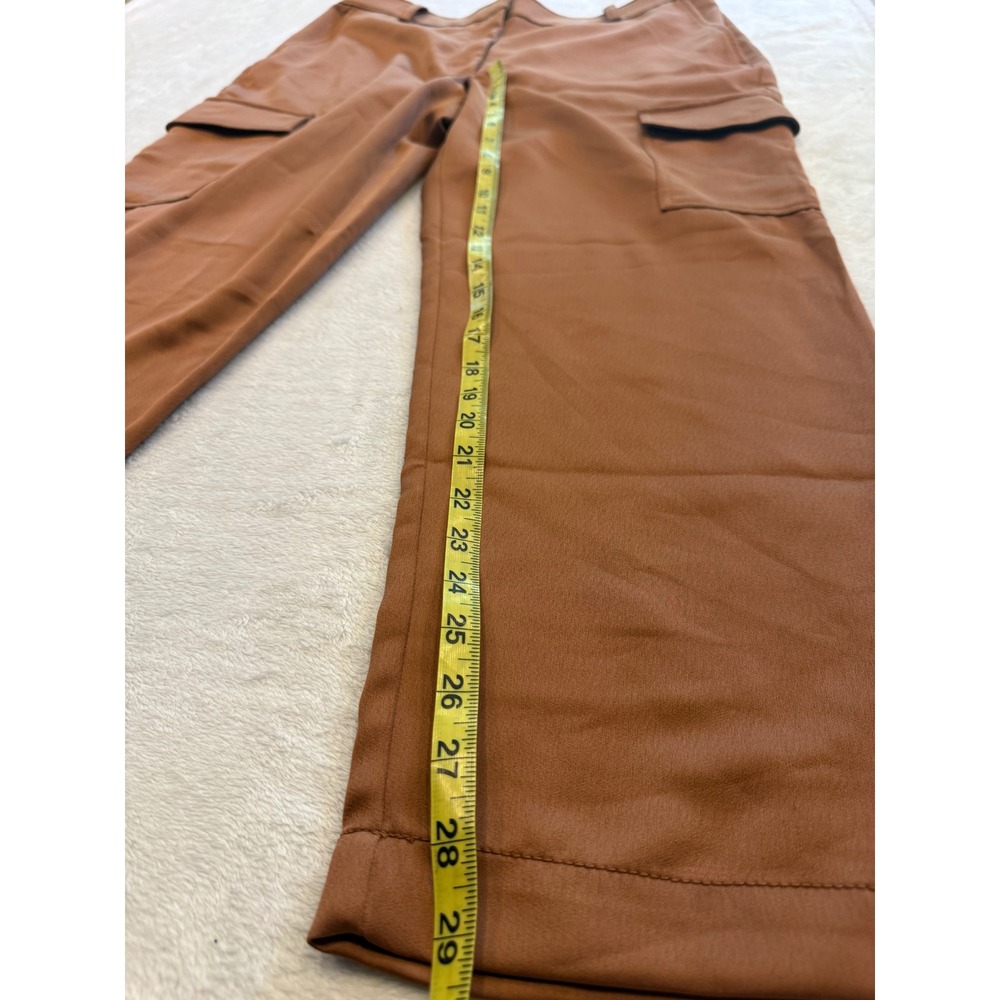LOFT Rust-Brown Cargo Trousers - Picture 2 of 6
